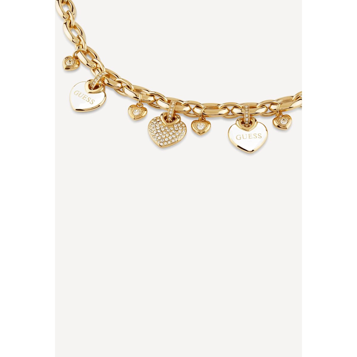 Collier Crazy In Love blanc multi, GUESS