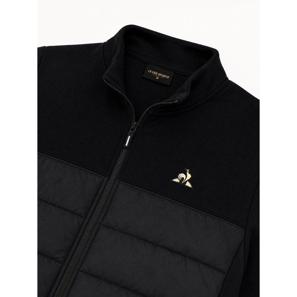 Veste zippée matelassée Coq d'Or en double face Coq d'Or black, LE COQ SPORTIF