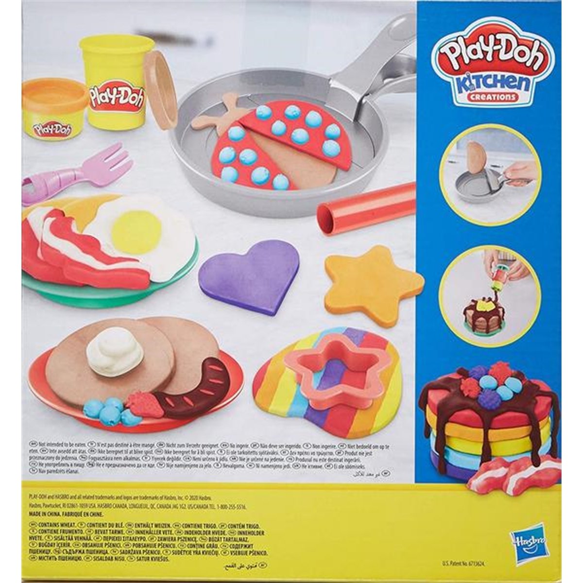 Play-Doh Kitchen Créations crêpes sautées multicolore, HASBRO