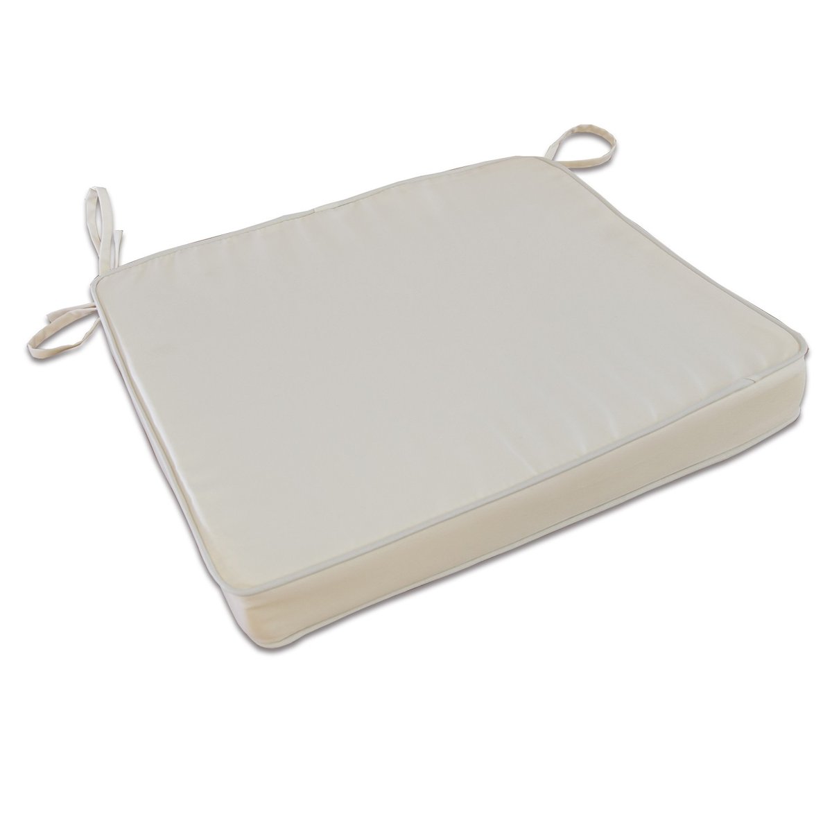 Coussin pour chaises et fauteuils pliants de jardin crème, TECK ATTITUDE