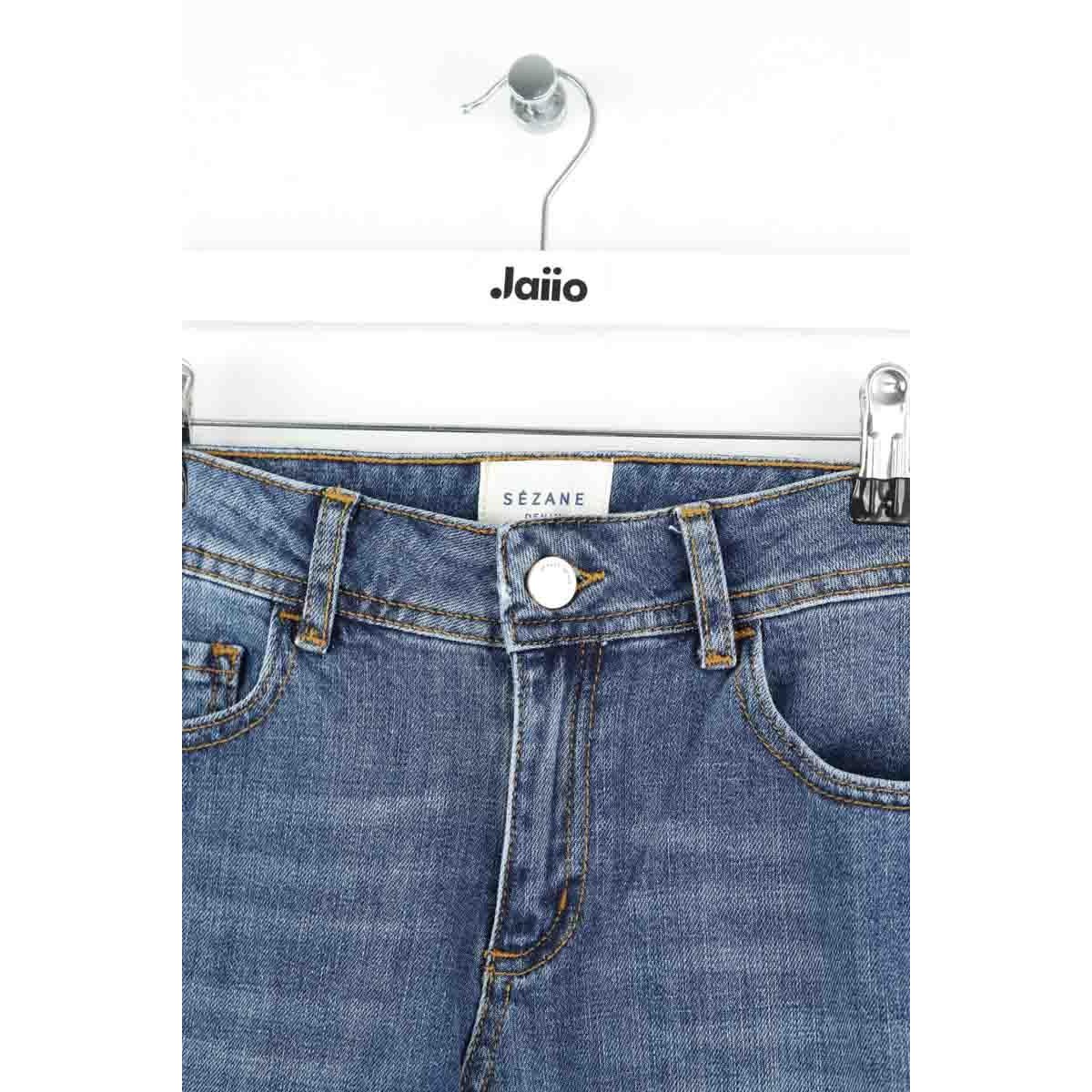 Jean slim - Très Bon État bleu, SEZANE