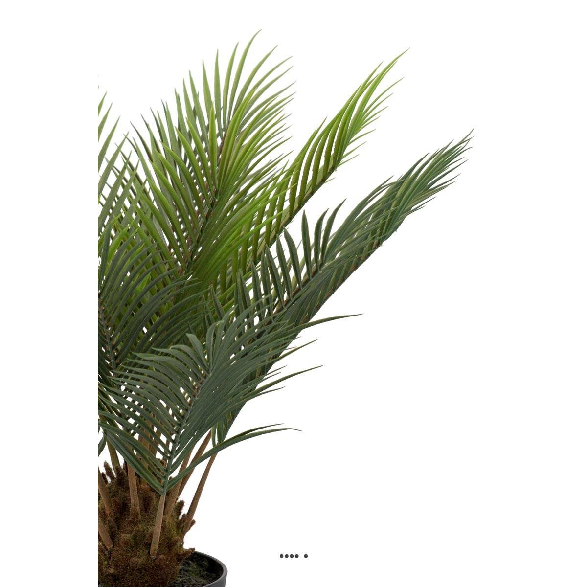 Palmier Cycas artificiel en pot, H 60 cm vert, ARTIFICIELLES