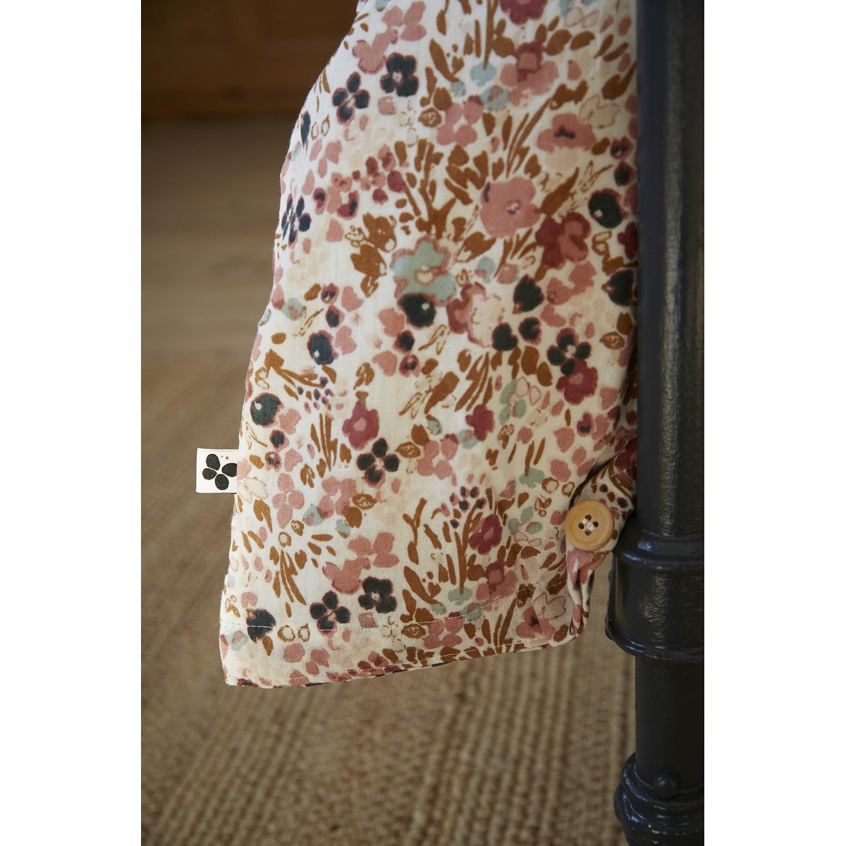 Housse de couette Gaze Coton Capucine camel, EDEN