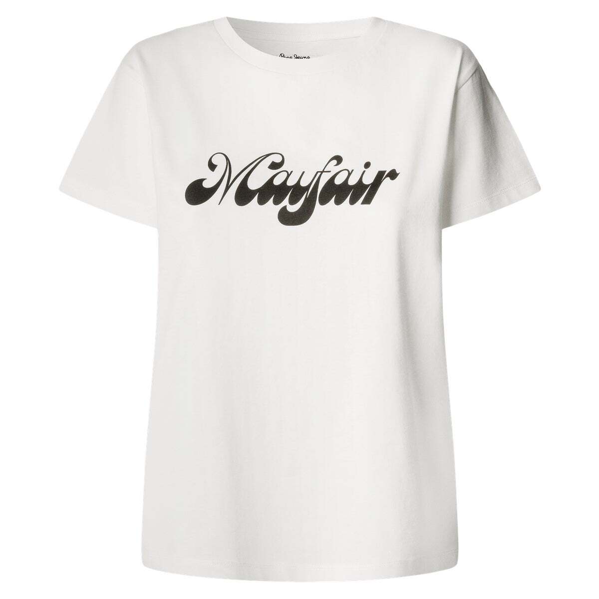 T-Shirt Avec Imprimé Graphique blanche mousse, PEPE JEANS