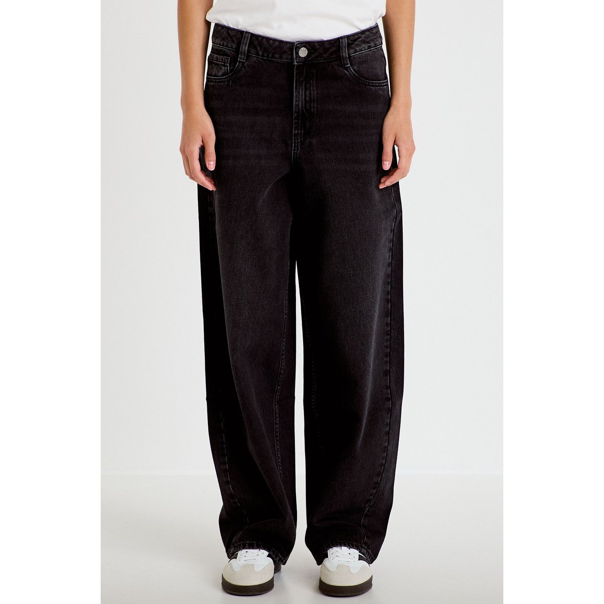 Jean coupe large denim noir, CACHE CACHE