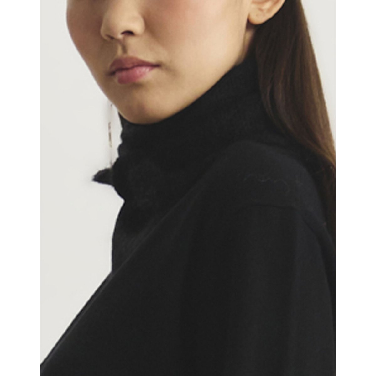 Bandana Pierro en mohair noir, INES DE LA FRESSANGE PARIS