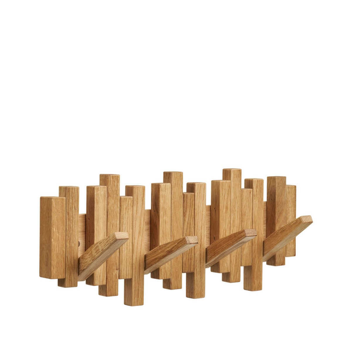 Porte-manteaux en bois L40cm- CALTRA bois clair, HOUSE NORDIC