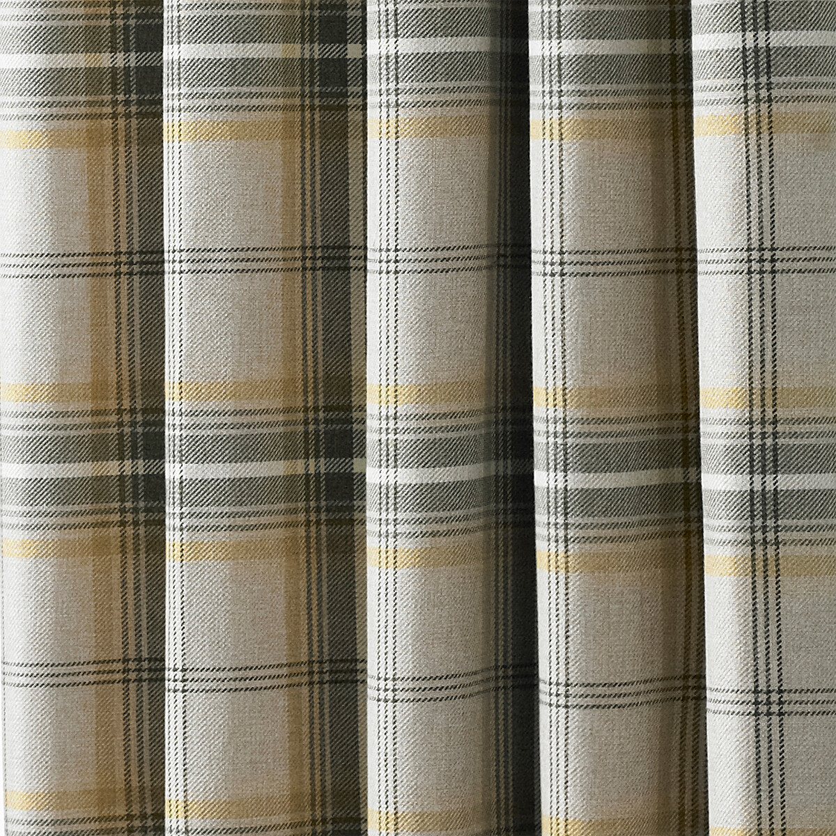 Aviemore Faux-Wool Eyelet Curtains ochre, PAOLETTI