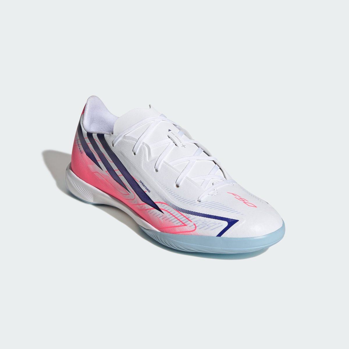 Chaussure De Football F50 Hyperfast League Indoor Enfants Chaussure De Football F50 Hyperfast League Indoor Enfants cloud white / solar purple / solar turbo, adidas Performance