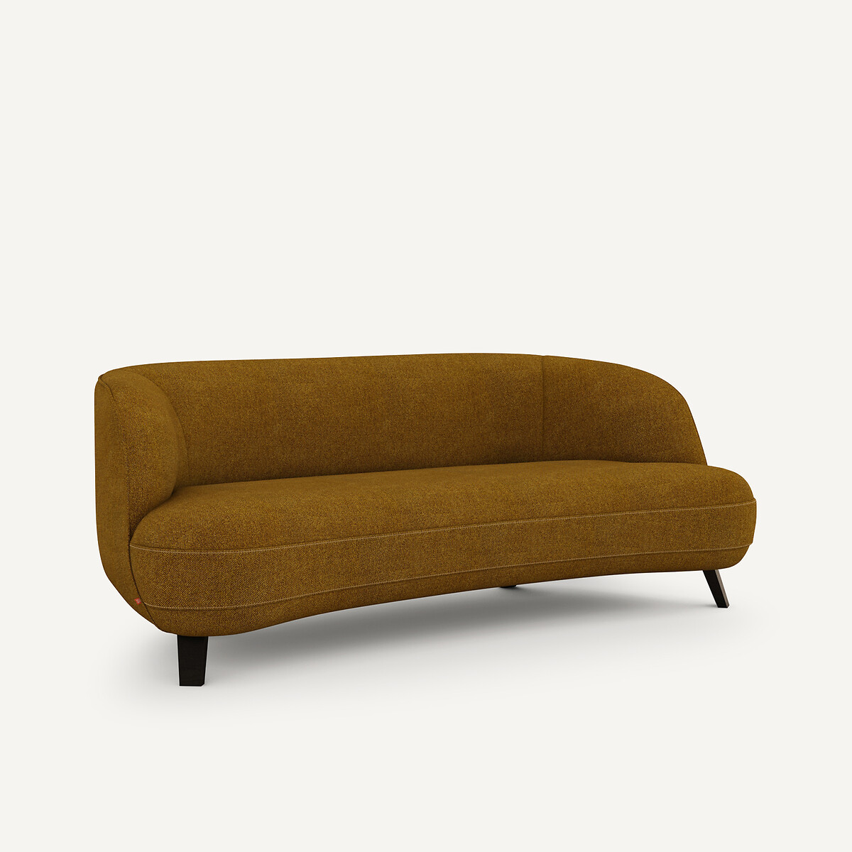 Rosebury 3-Seater Sofa in Marl Woven Fabric amber honey, AM.PM X EMMANUEL GALLINA