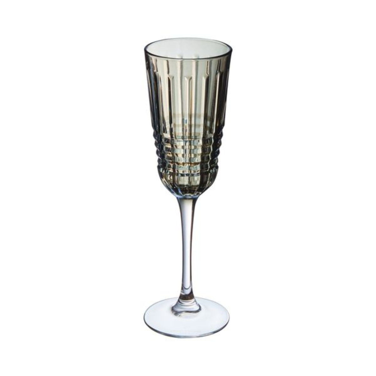 4 flûtes 17 cl - marron, CRISTAL D ARQUES