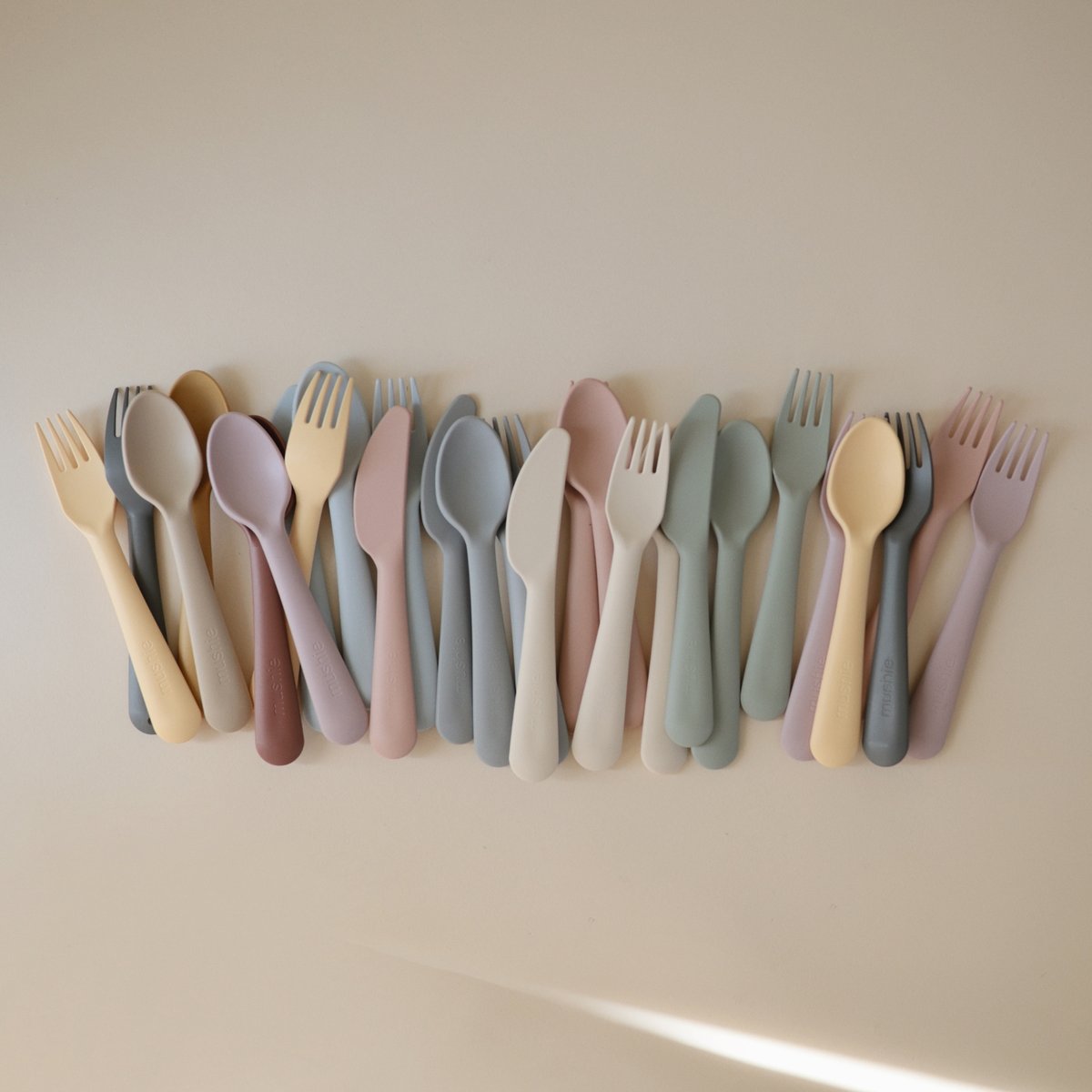 Set de couverts rose, MUSHIE