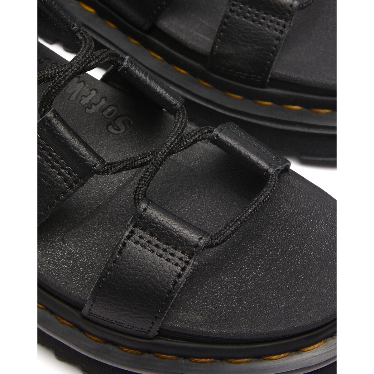 Sandales spartiates Nartilla en cuir Athena noir, DR. MARTENS