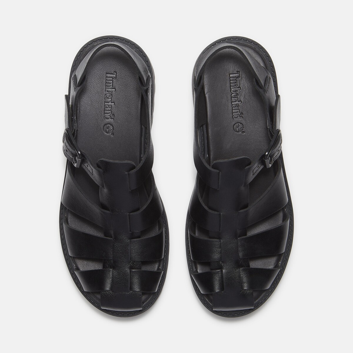 Stone Street Fisherman Leather Sandals black, TIMBERLAND