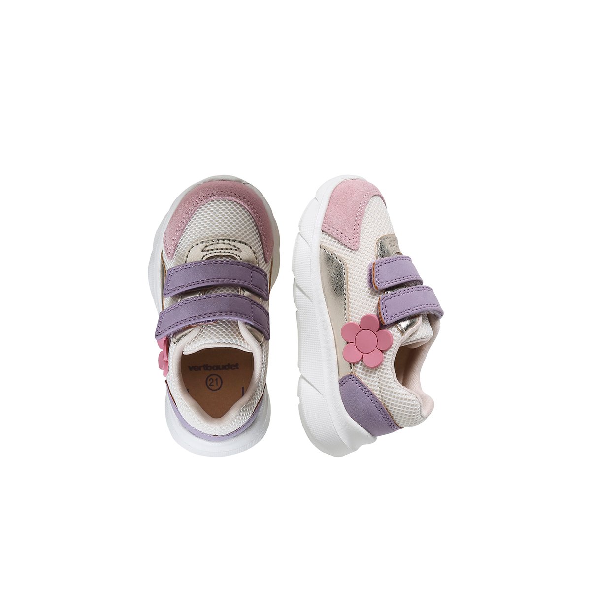 Baskets scratchées lot rose, VERTBAUDET