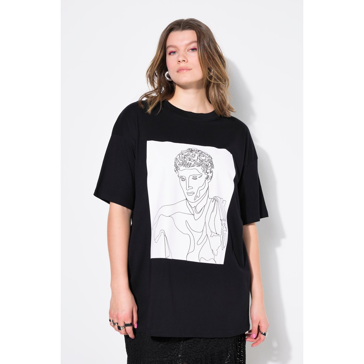 T-shirt oversize, imprimé Roman Empire noir, STUDIO UNTOLD