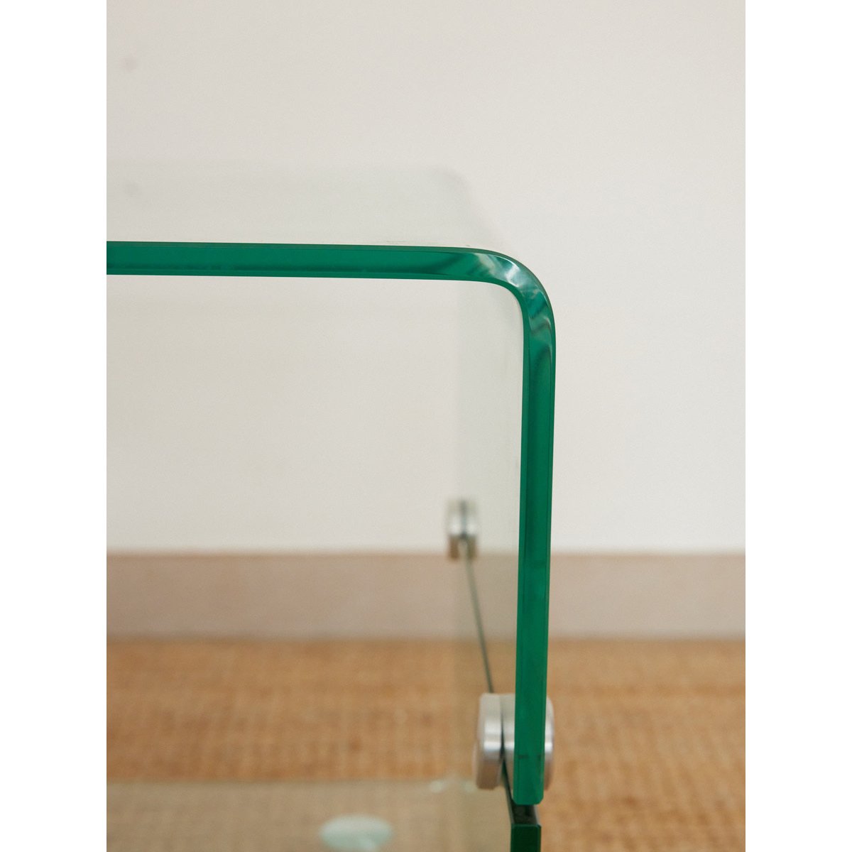 Table basse en verre Donna N°1658 - Bon état transparent, DEBONGOUT
