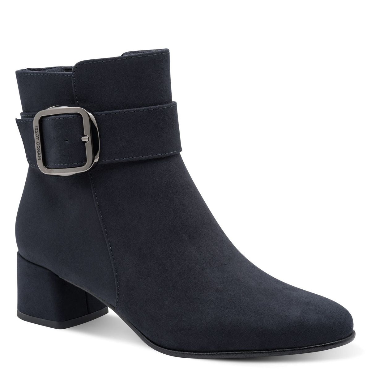 Bottine talon bloc bleu marine foncé, MARCO TOZZI
