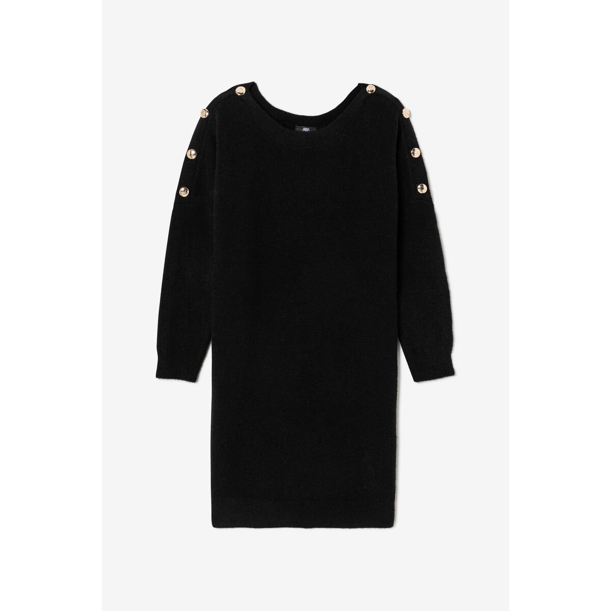 Robe droite CARMENA black, LE TEMPS DES CERISES