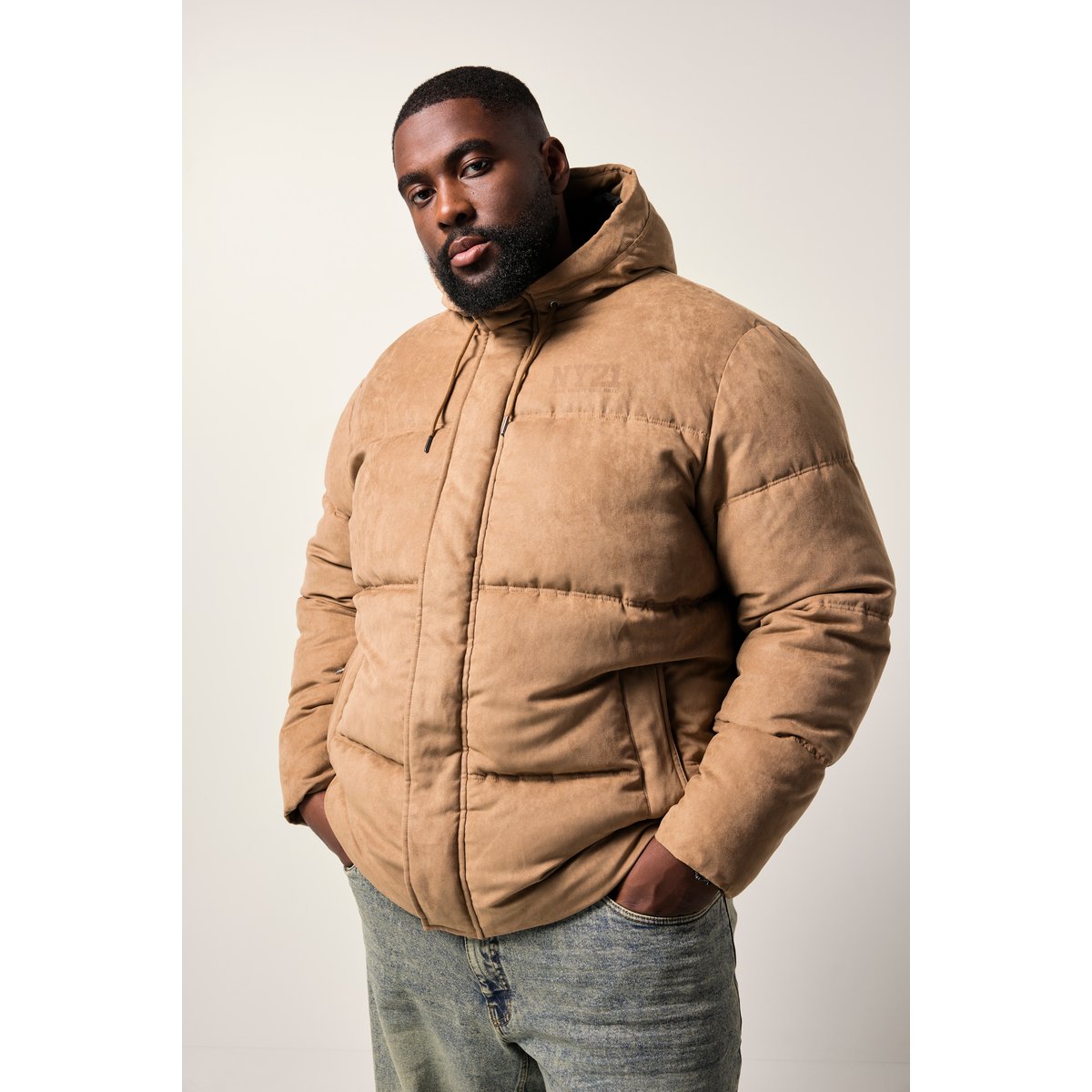 Veste matelassée beige, STHUGE