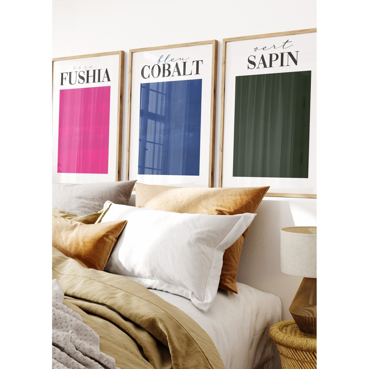 Affiche Vert Sapin blanc, L'AFFICHERIE