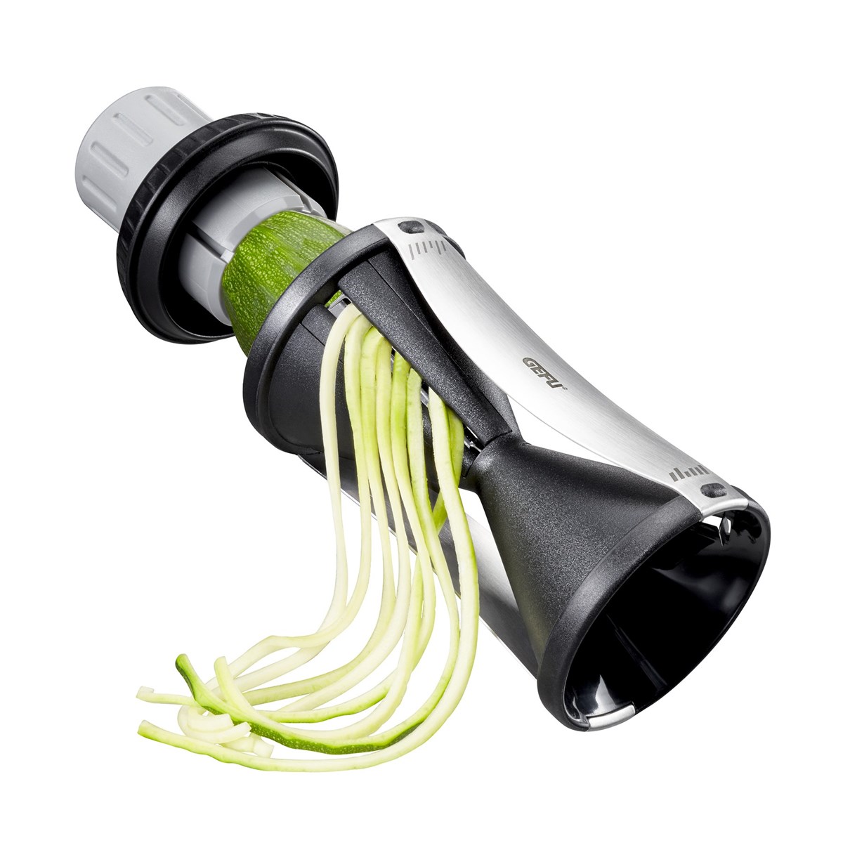 Porte-légumes Pour Taille-légumes En Spirales Spirelli gris, GEFU