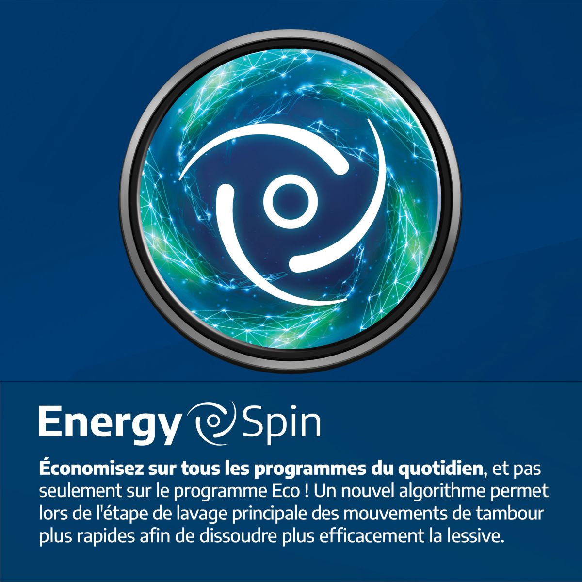 Lave linge compact BM3WFU47411B - 7 kg - 1400 tr/min - Classe A - Moteur induction - Energy Spin blanc, BEKO