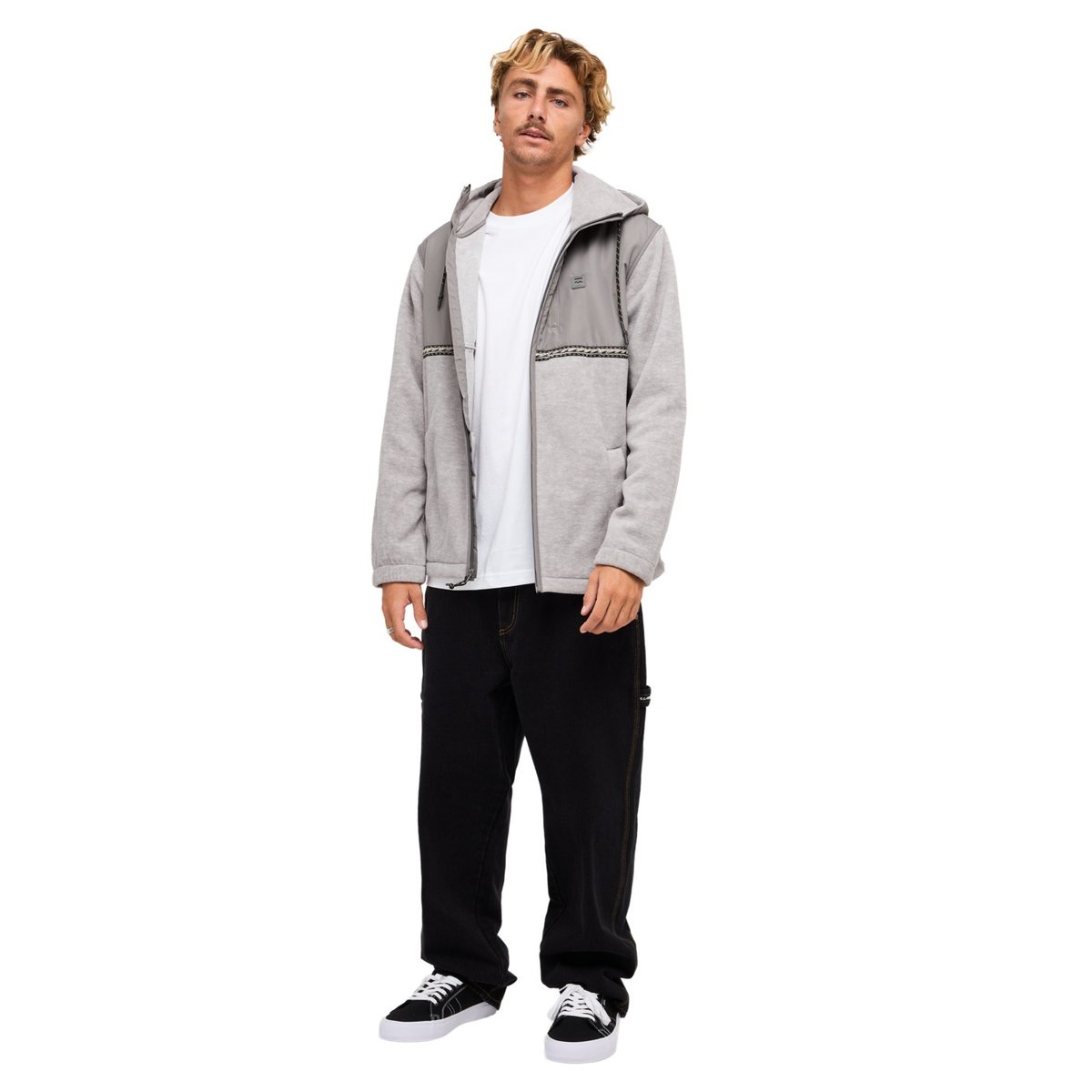 Polaire zippée BOUNDARY LITE ZIP gris grey heather, BILLABONG