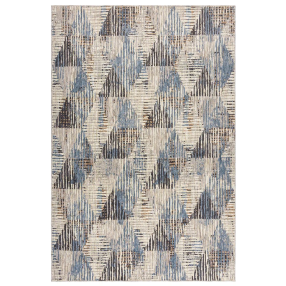 Tapis salon et chambre moderne TALY bleu, NOVATREND