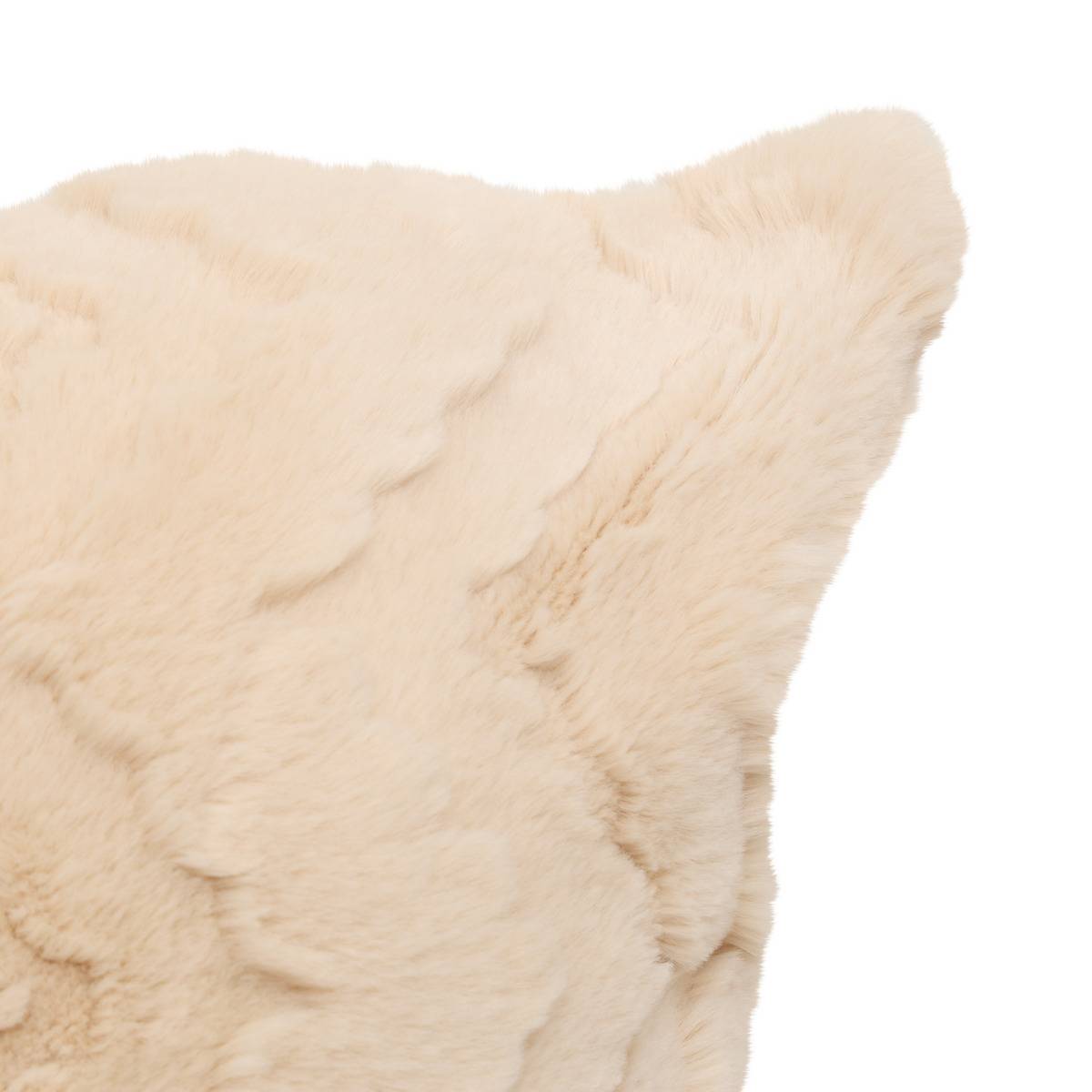 Coussin rectangulaire NALIA beige lin, ATMOSPHERA