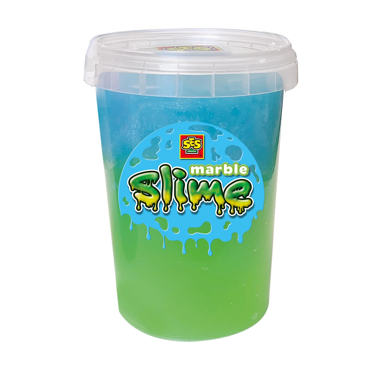 Brinquedo "Slime mármore verde e azul 200g", SES multicolor, SES
