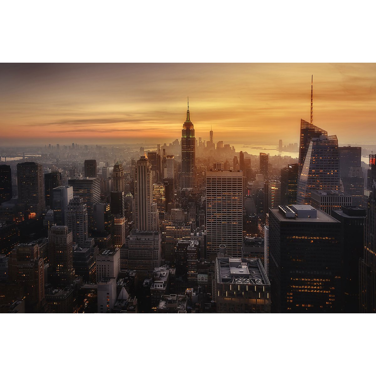 Tableau manhattan's light tableau alu dibond, HEXOA