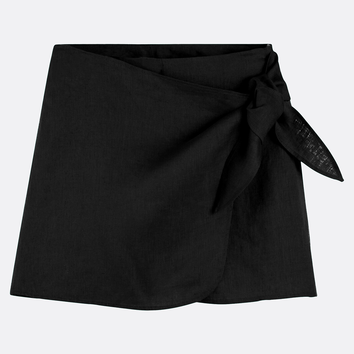 Linen Skirt-Shorts black, LA REDOUTE COLLECTIONS