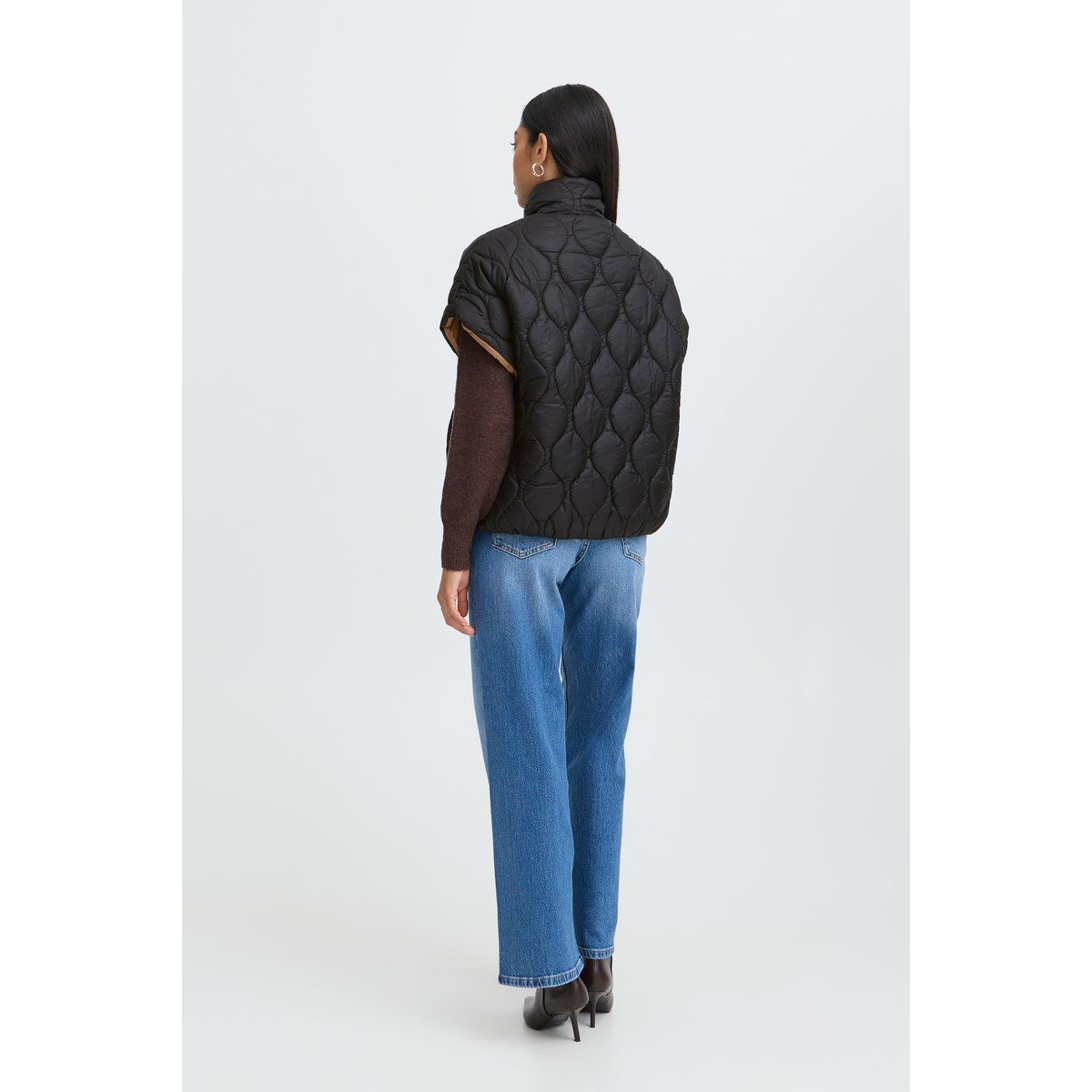 Gilet d'extérieur noir meteorite, B.YOUNG