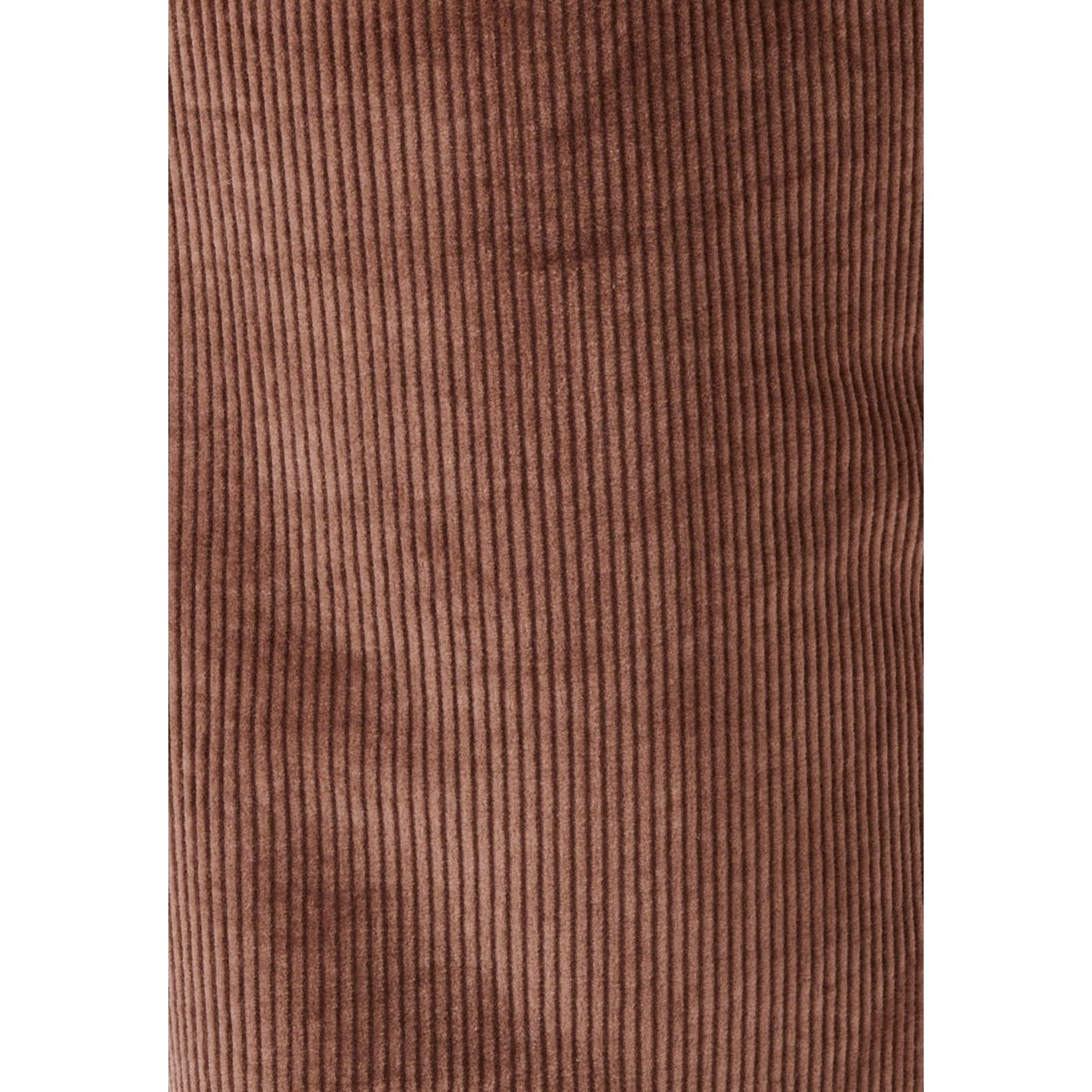 Pantalon velours large marron foncé, DAMART