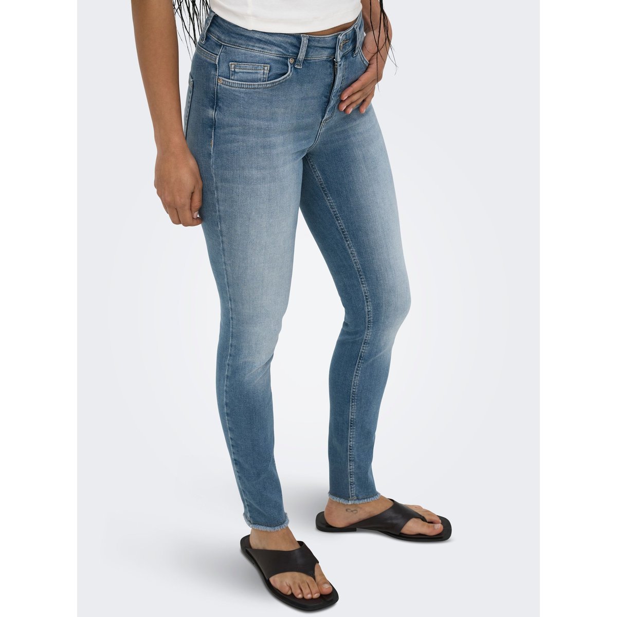 Jean Skinny special blue grey denim, ONLY