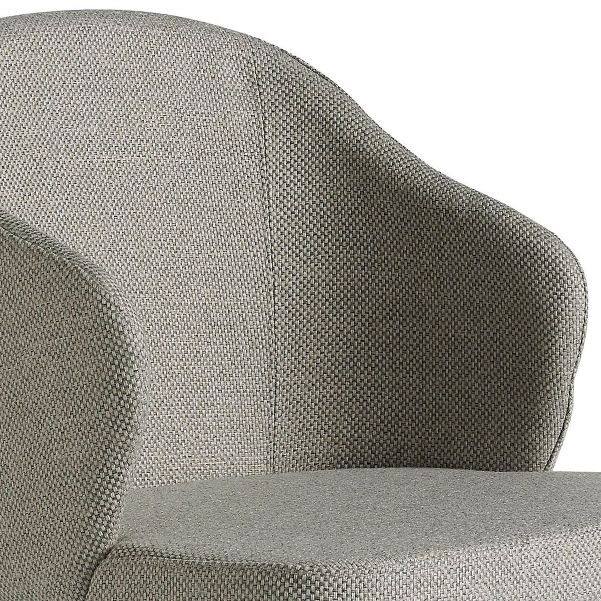 Chaise en tissu gris grey | black, ANGEL CERDA
