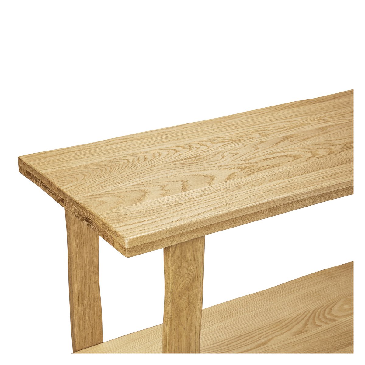 Meuble double vasque sur pieds 140cm en chêne massif esprit établi OFICIO chêne, MOB IN