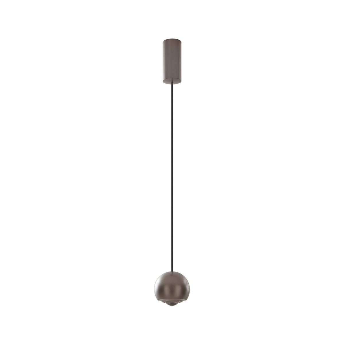 Suspension en aluminium designLED, Varineth nickel satiné, LUCANDE