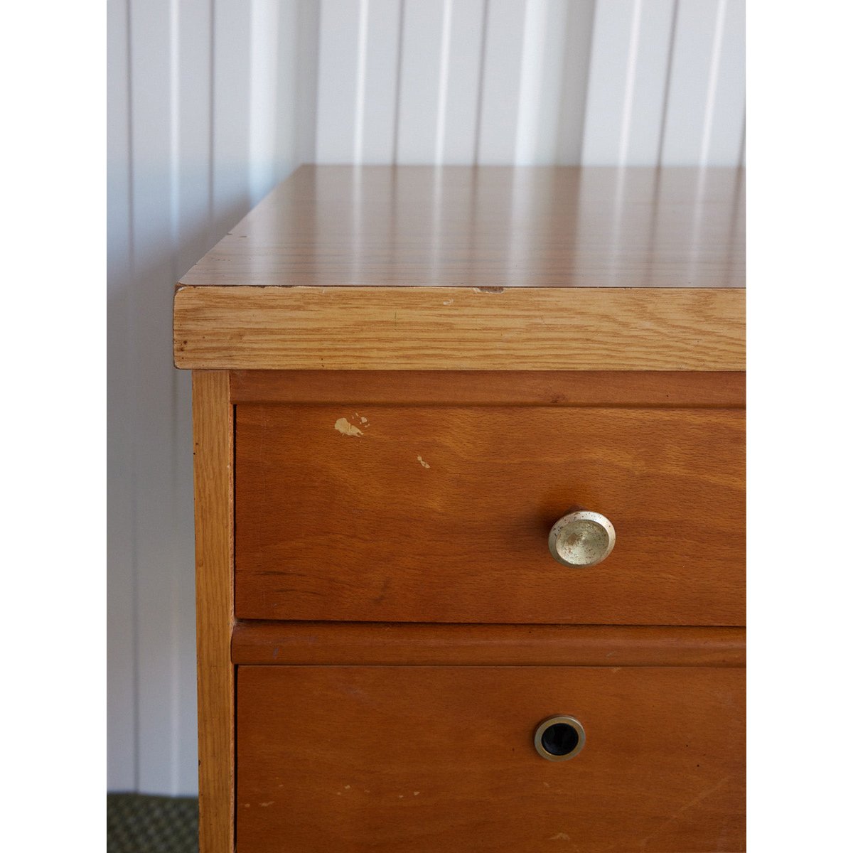 Bureau style scandinave en bois Yvan N°572 - Bon état bois clair, DEBONGOUT