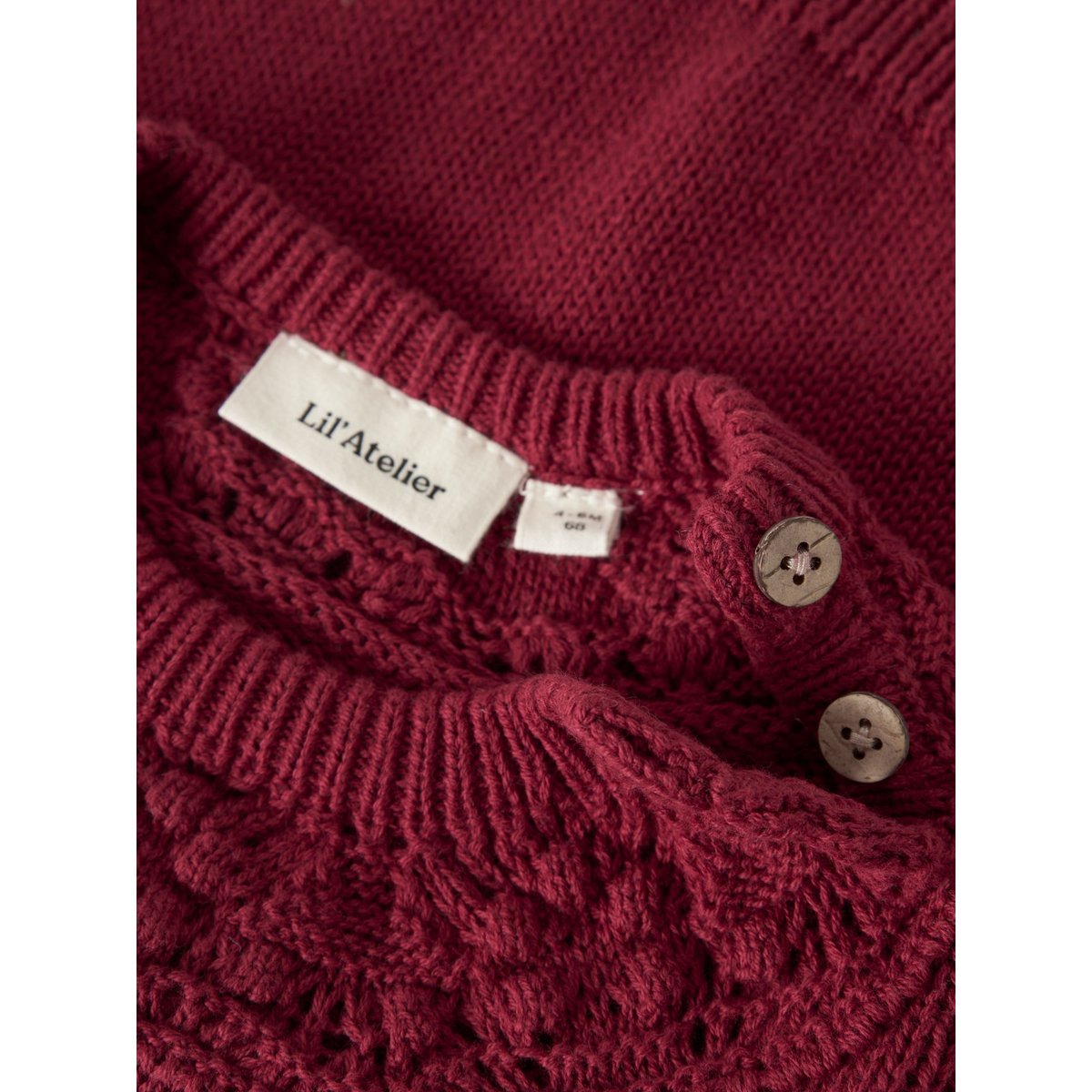Pull En Maille rouge - biking red1, NAME IT