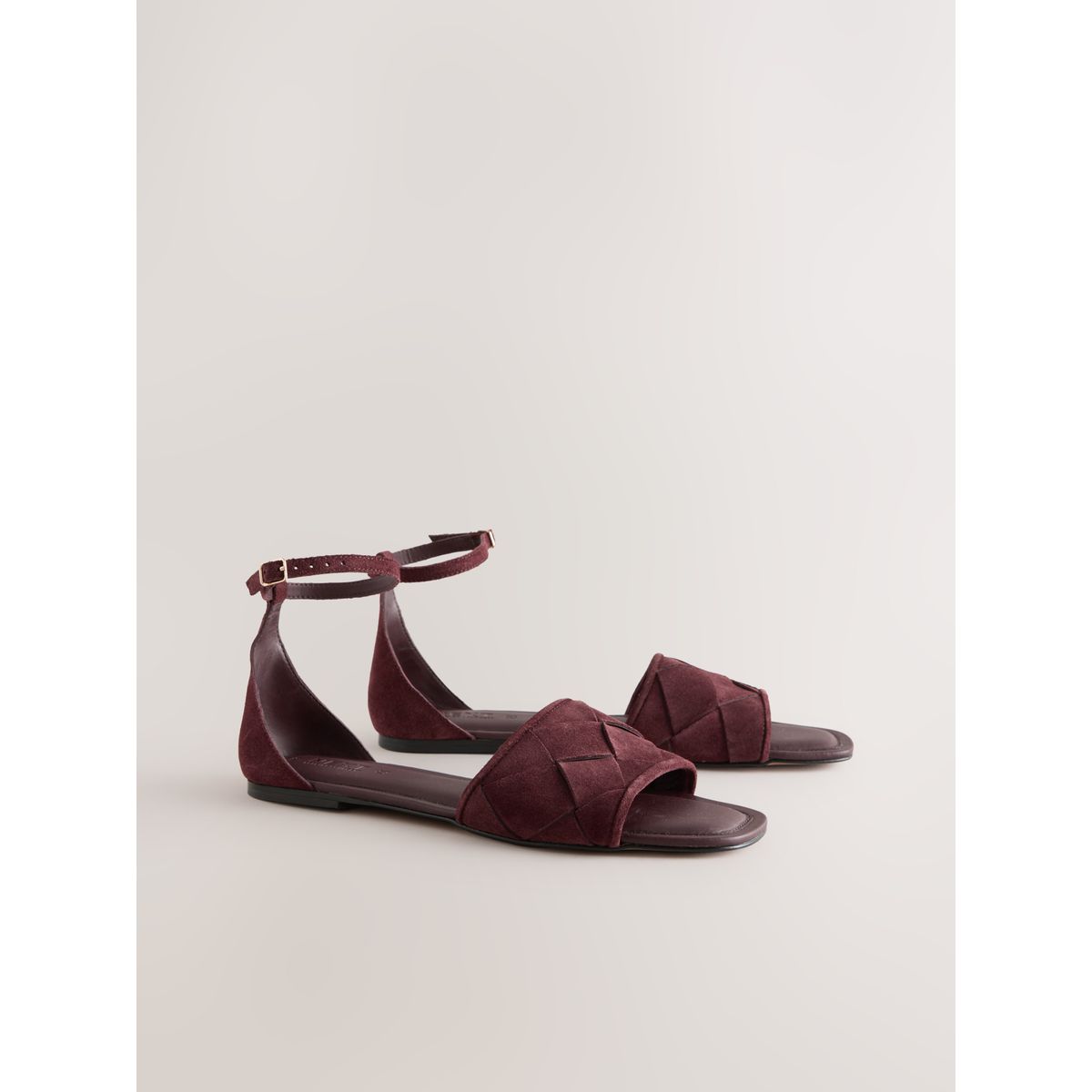 Sandales à bride tressée forever comfort® rouge bordeaux, NEXT