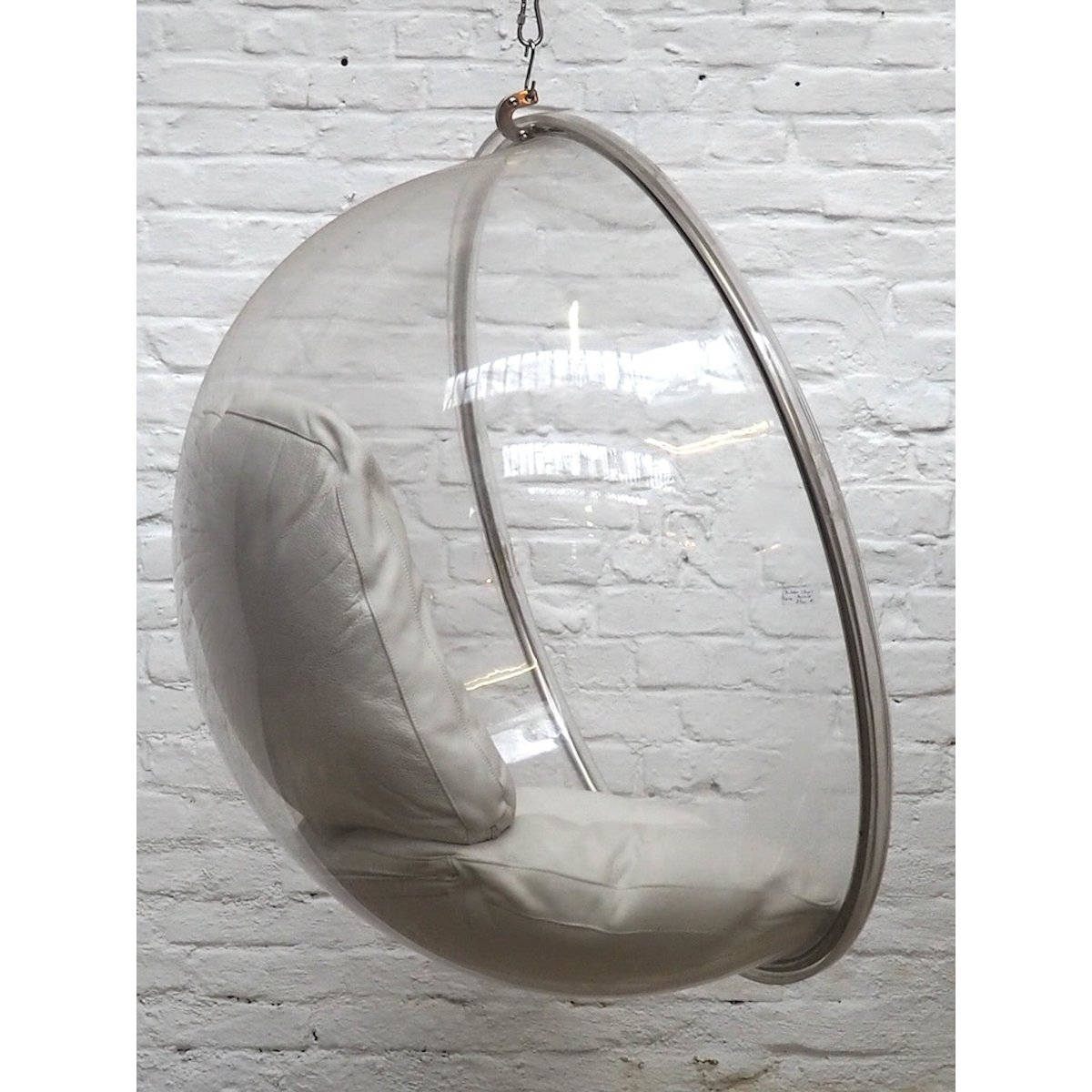 Grand fauteuil Bubble Chair Jakob N°812 - Bon état transparent, DEBONGOUT