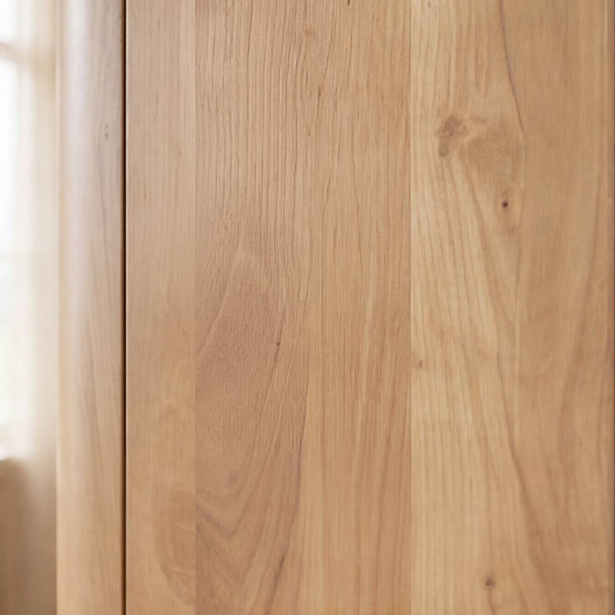 Armoire en bois d'acacia IDRISSA bois clair, MADE IN MEUBLES