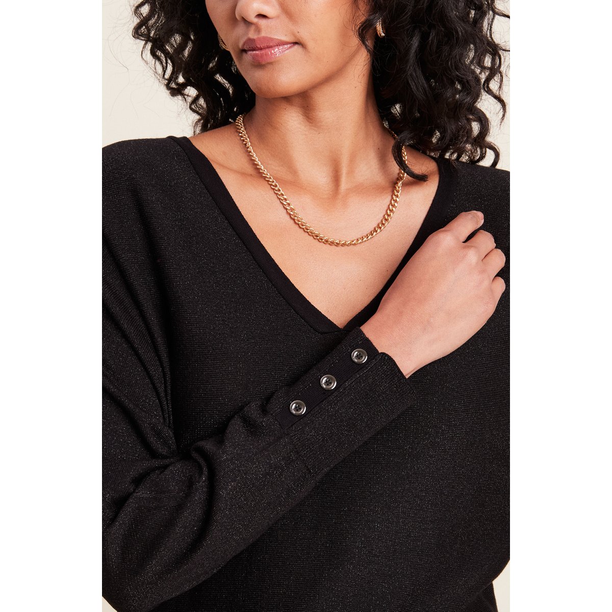 Pull manches longues noir, BREAL
