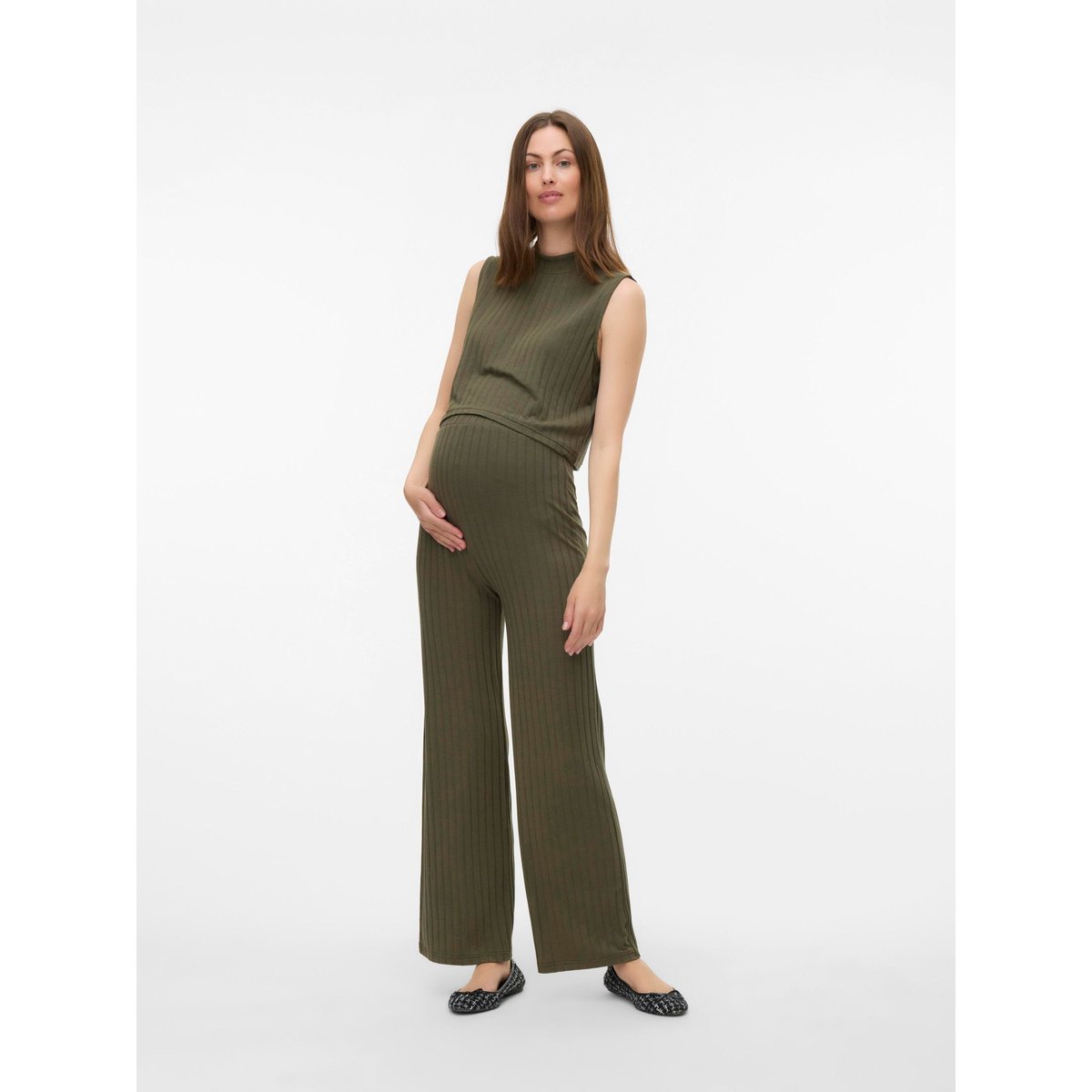 Pantalon grape leaf, MAMA LICIOUS