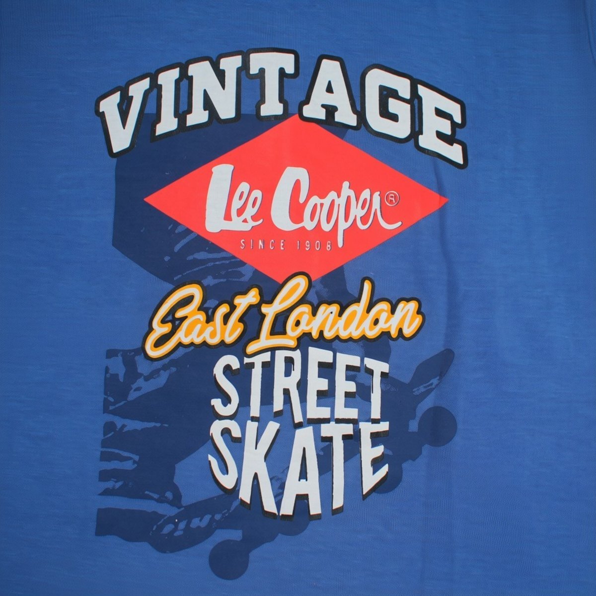 Ensemble t-shirt imprimé et short PLAYTIME bleu marine, LEE COOPER