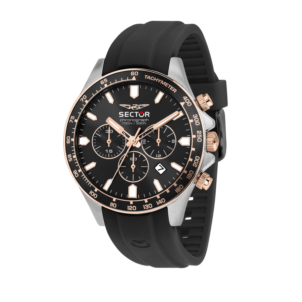 Montre-chronographe 230 noir, mat, SECTOR NO LIMITS