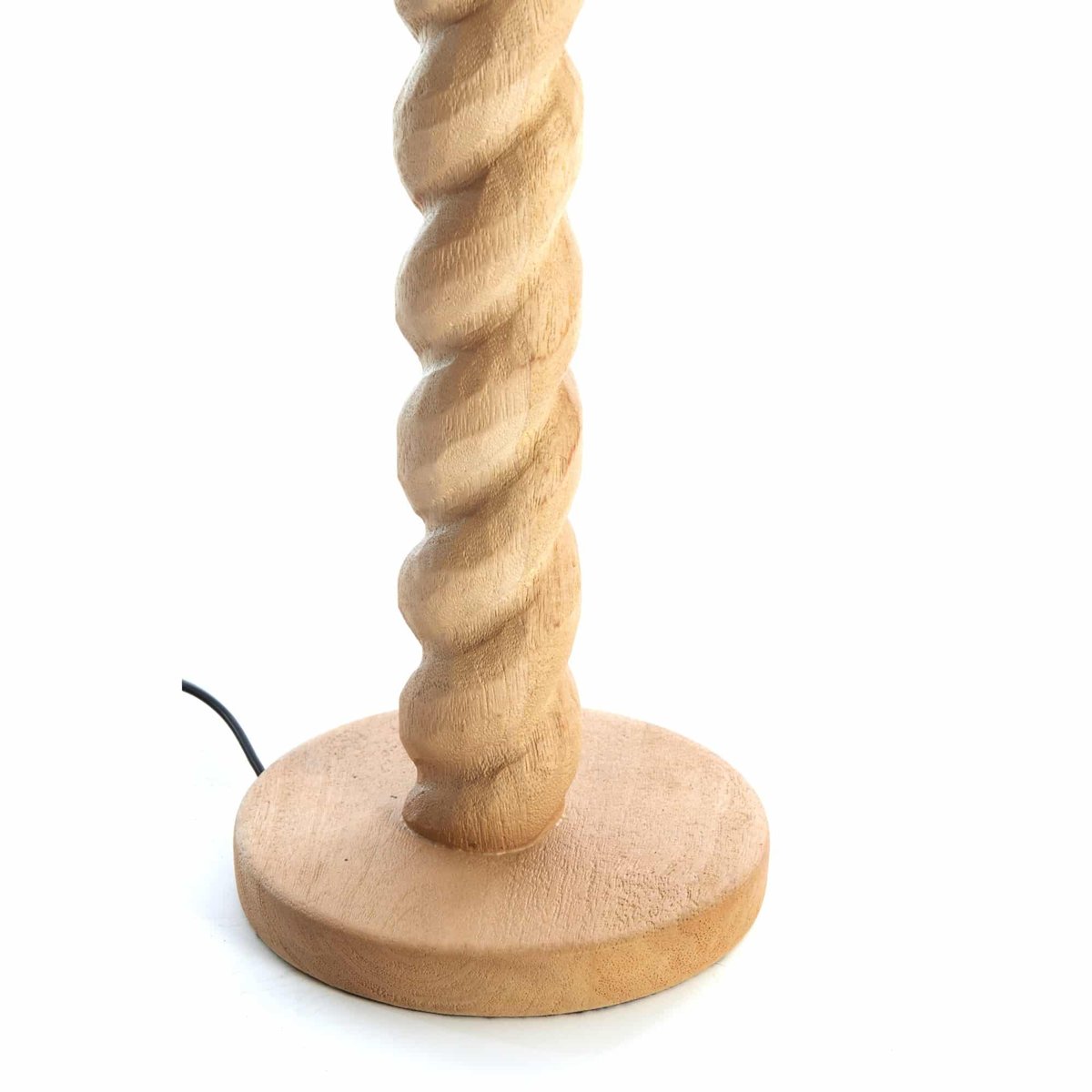 Base De La Lampe Bois NANNO naturel, LIGHT & LIVING