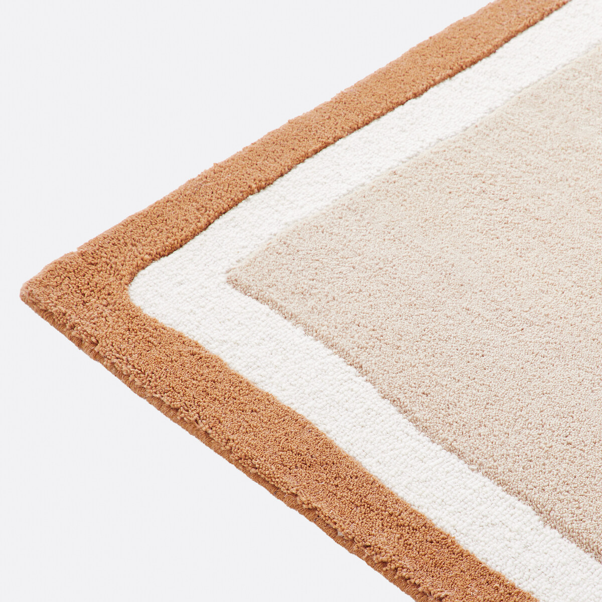 Tapis polyester et laine, Nomia beige, LA REDOUTE INTERIEURS
